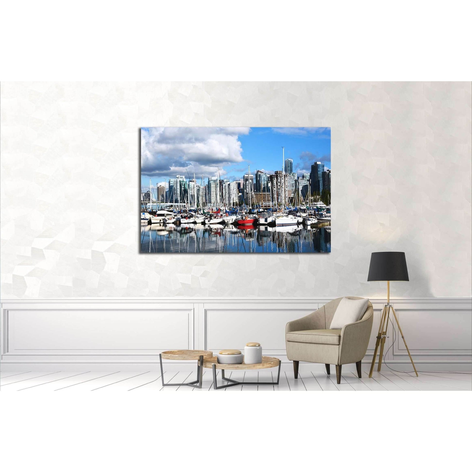 Downtown of the beautiful city №2712 Ready to Hang Canvas PrintCanvas art arrives ready to hang, with hanging accessories included and no additional framing required. Every canvas print is hand-crafted, made on-demand at our workshop and expertly stretche