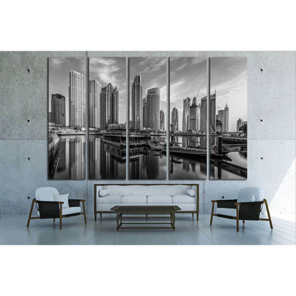 Dubai Marina Skyline. Dubai - United Arab Emirates. №2714 Ready to Hang Canvas PrintCanvas art arrives ready to hang, with hanging accessories included and no additional framing required. Every canvas print is hand-crafted, made on-demand at our workshop