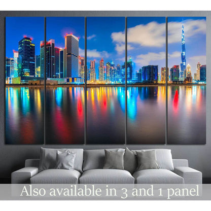 Dubai skyline №567 Ready to Hang Canvas PrintCanvas art arrives ready to hang, with hanging accessories included and no additional framing required. Every canvas print is hand-crafted, made on-demand at our workshop and expertly stretched around 100% Nort