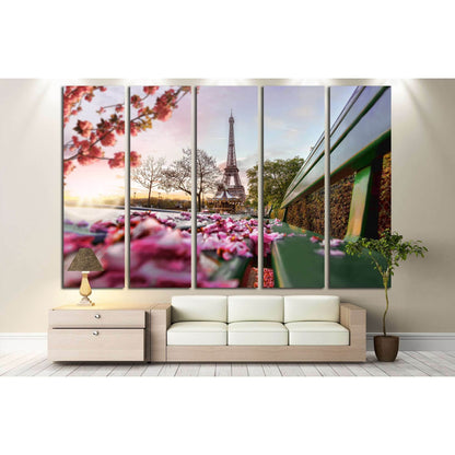 Eiffel Tower during spring time in Paris, France №2738 Ready to Hang Canvas PrintCanvas art arrives ready to hang, with hanging accessories included and no additional framing required. Every canvas print is hand-crafted, made on-demand at our workshop and