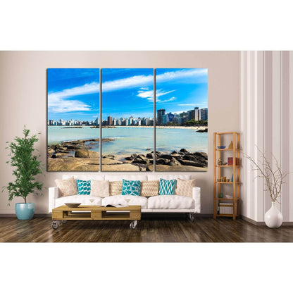 Espirito Santo, Brazil №1027 Ready to Hang Canvas PrintCanvas art arrives ready to hang, with hanging accessories included and no additional framing required. Every canvas print is hand-crafted, made on-demand at our workshop and expertly stretched around