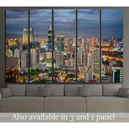 Financial center of Panama City, Panama №2733 Ready to Hang Canvas PrintCanvas art arrives ready to hang, with hanging accessories included and no additional framing required. Every canvas print is hand-crafted, made on-demand at our workshop and expertly