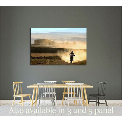 Enduro Ready to Hang Canvas Print, Motorbike Wall Art №2480 Ready to Hang Canvas PrintCanvas art arrives ready to hang, with hanging accessories included and no additional framing required. Every canvas print is hand-crafted, made on-demand at our worksho