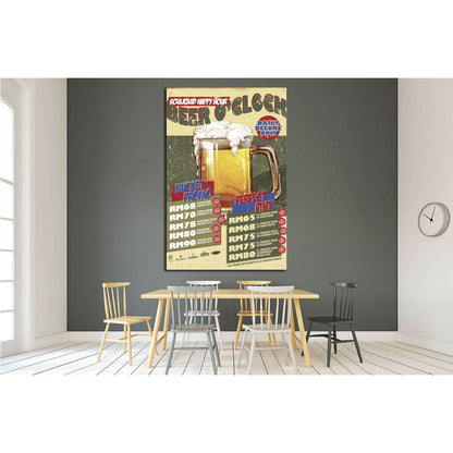 happy hour №3460 Ready to Hang Canvas PrintCanvas art arrives ready to hang, with hanging accessories included and no additional framing required. Every canvas print is hand-crafted, made on-demand at our workshop and expertly stretched around 100% North