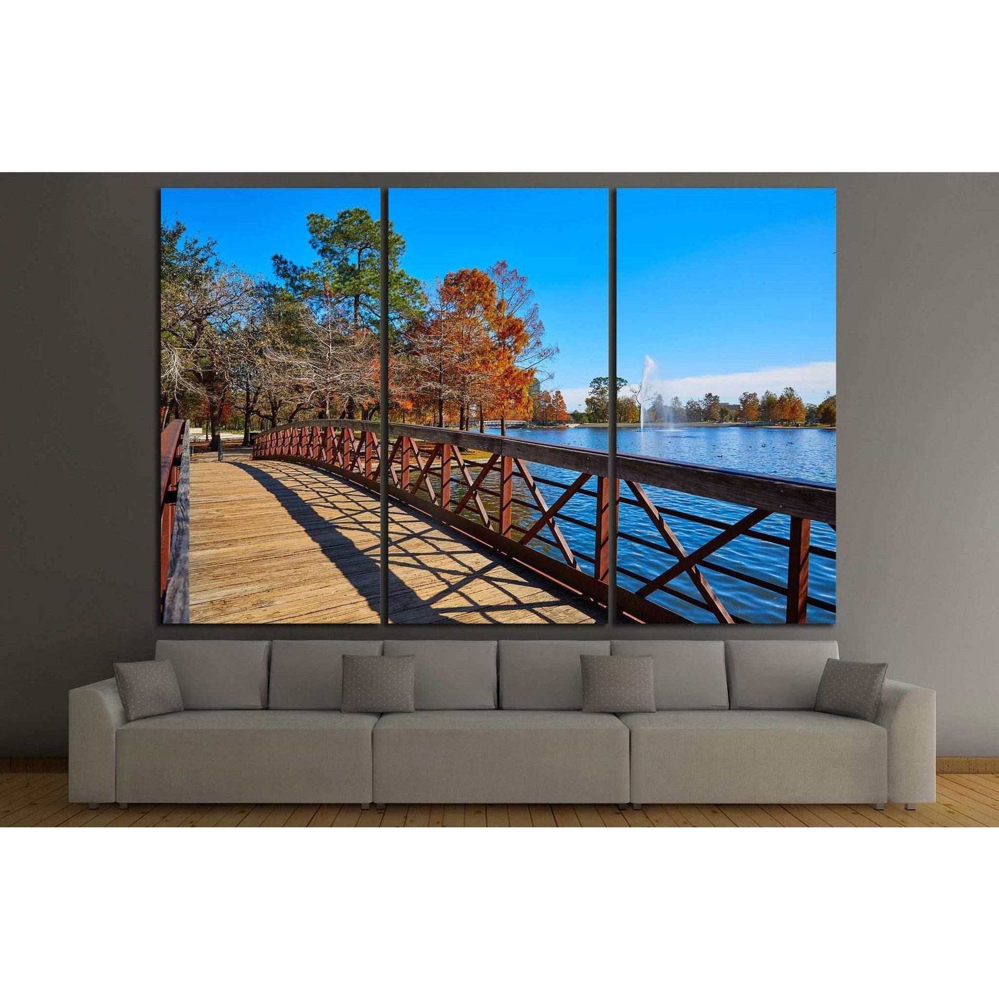 Hermann park, Texas №993 Ready to Hang Canvas PrintCanvas art arrives ready to hang, with hanging accessories included and no additional framing required. Every canvas print is hand-crafted, made on-demand at our workshop and expertly stretched around 100