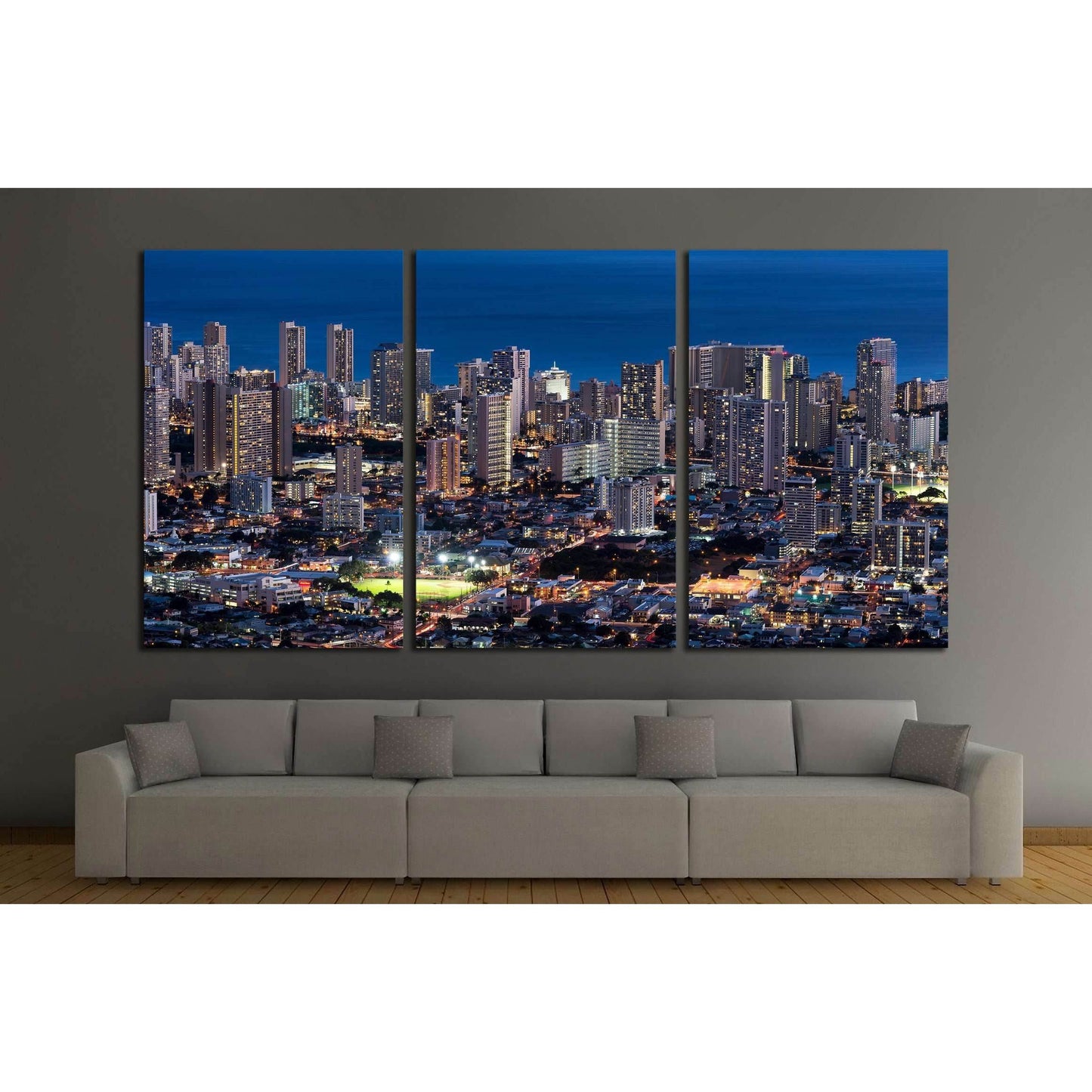 HONOLULU, HAWAII №1753 Ready to Hang Canvas PrintCanvas art arrives ready to hang, with hanging accessories included and no additional framing required. Every canvas print is hand-crafted, made on-demand at our workshop and expertly stretched around 100%