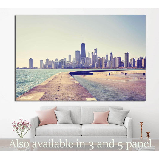 Lake Michigan, USA №1003 Ready to Hang Canvas PrintCanvas art arrives ready to hang, with hanging accessories included and no additional framing required. Every canvas print is hand-crafted, made on-demand at our workshop and expertly stretched around 100