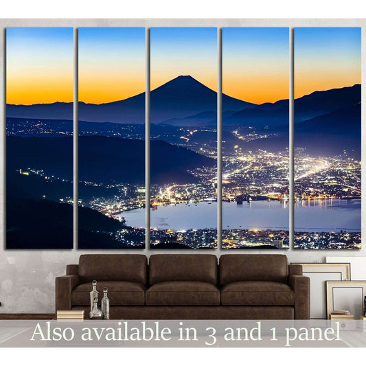 Lake Suwa and Mount Fuji, Japan №1252 Ready to Hang Canvas PrintCanvas art arrives ready to hang, with hanging accessories included and no additional framing required. Every canvas print is hand-crafted, made on-demand at our workshop and expertly stretch