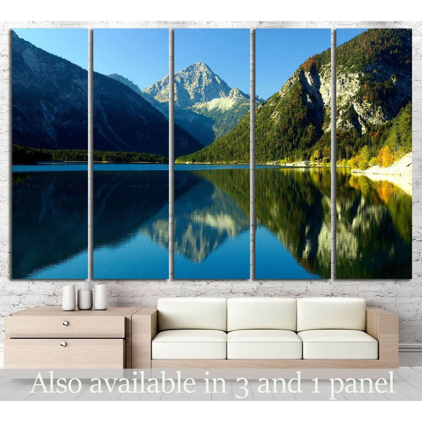 Lake with mountains №622 Ready to Hang Canvas PrintCanvas art arrives ready to hang, with hanging accessories included and no additional framing required. Every canvas print is hand-crafted, made on-demand at our workshop and expertly stretched around 100