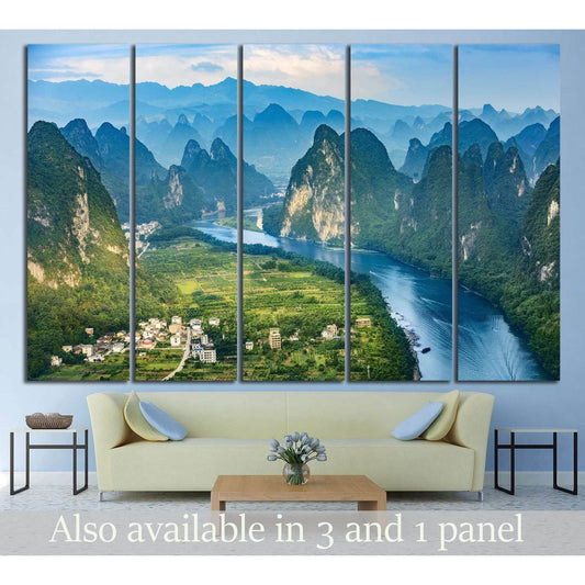 Landscape of Guilin, China №624 Ready to Hang Canvas PrintCanvas art arrives ready to hang, with hanging accessories included and no additional framing required. Every canvas print is hand-crafted, made on-demand at our workshop and expertly stretched aro