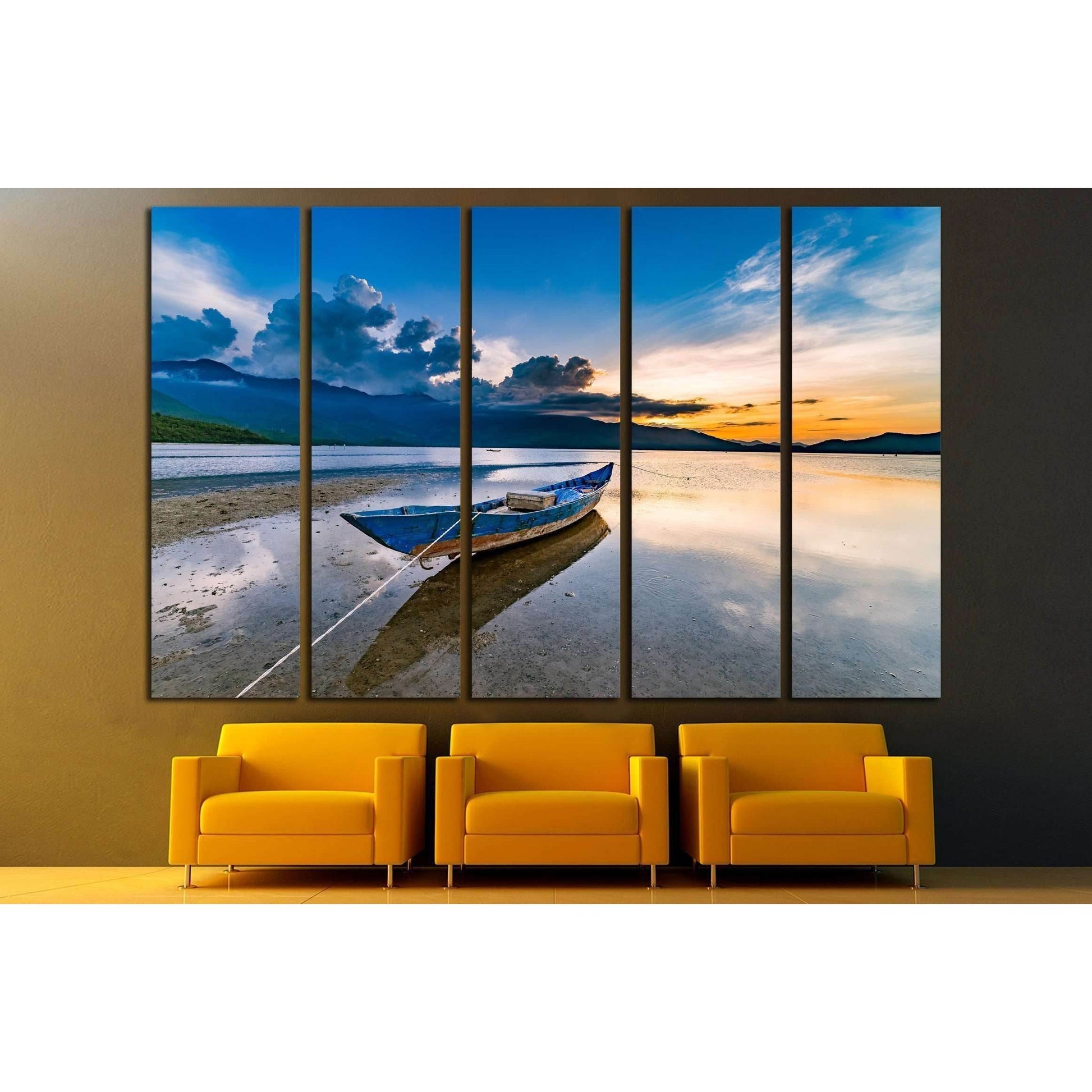 Lap An Lagoon A Beautiful and Famous Lagoon in Lang Co Town, Hue City, Vietnam №2521 Ready to Hang Canvas PrintCanvas art arrives ready to hang, with hanging accessories included and no additional framing required. Every canvas print is hand-crafted, made