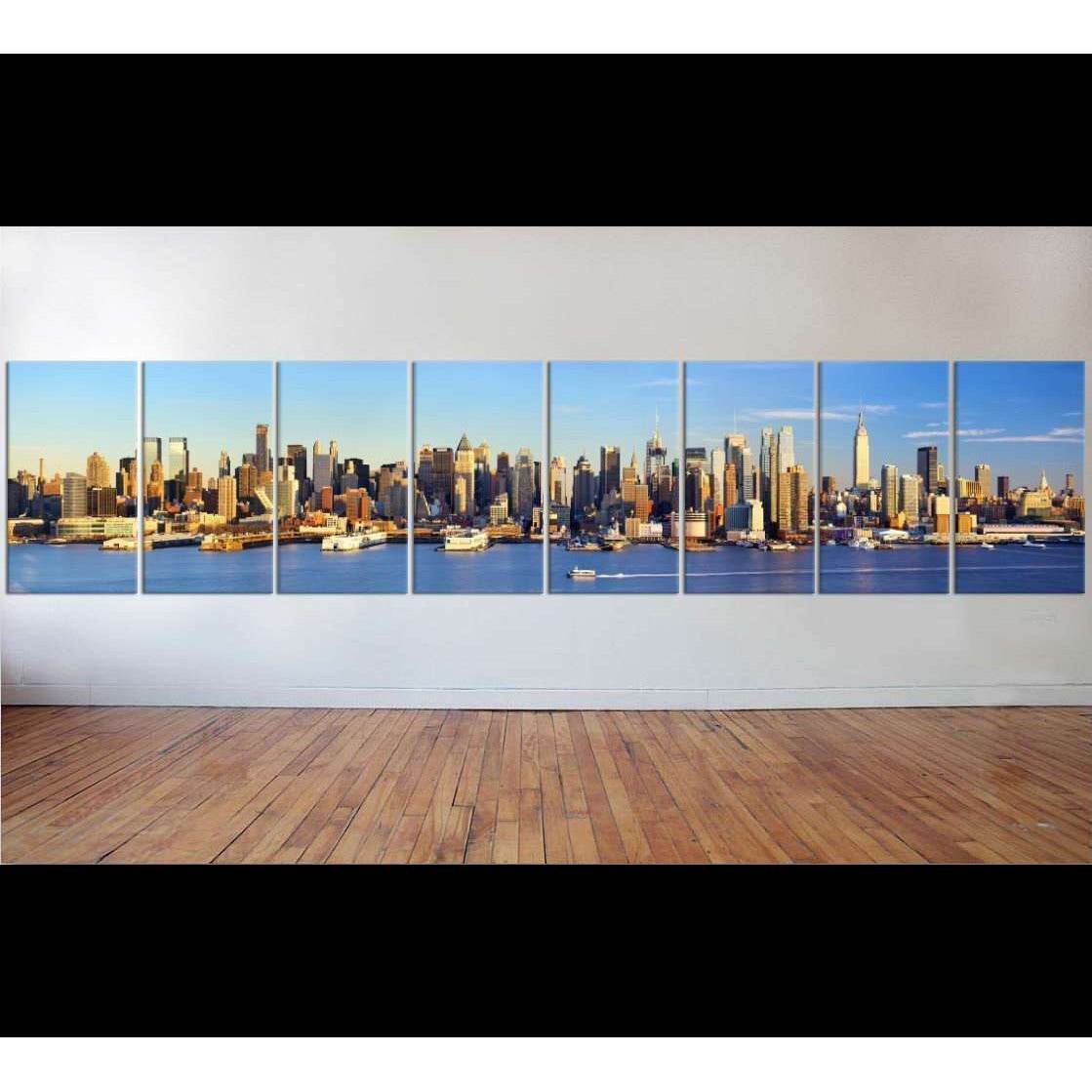 Large Manhattan Midtown skyline №54 Ready to Hang Canvas PrintCanvas art arrives ready to hang, with hanging accessories included and no additional framing required. Every canvas print is hand-crafted, made on-demand at our workshop and expertly stretched