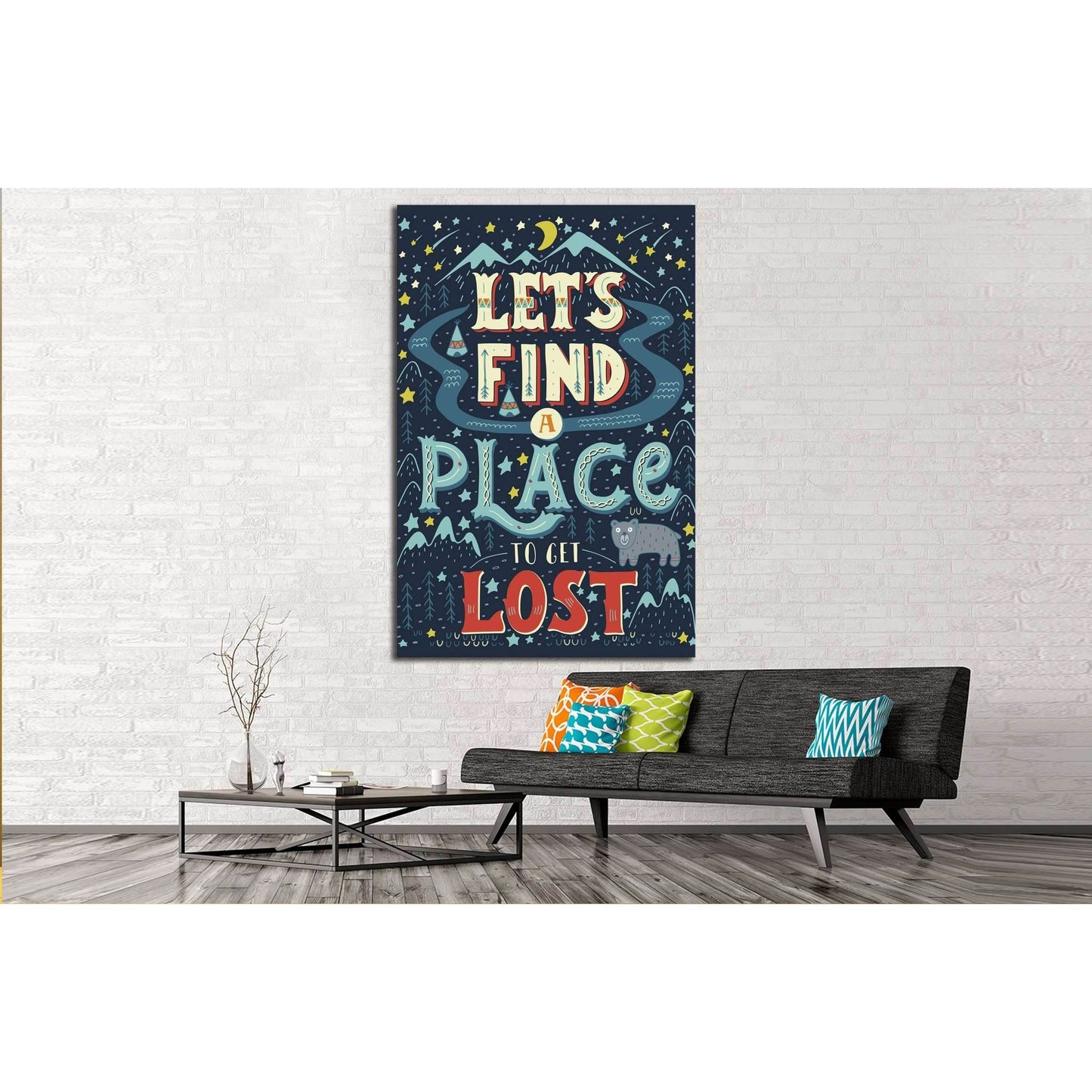 Let's find a place to get los №4532 Ready to Hang Canvas PrintCanvas art arrives ready to hang, with hanging accessories included and no additional framing required. Every canvas print is hand-crafted, made on-demand at our workshop and expertly stretched