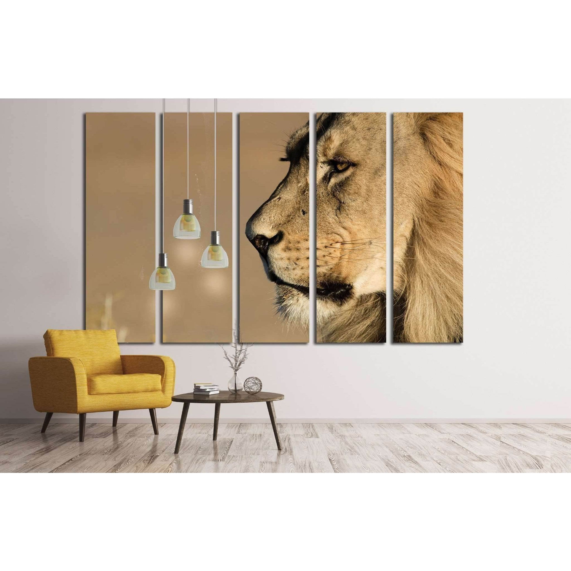 Lion Stare Head shot №1851 Ready to Hang Canvas PrintCanvas art arrives ready to hang, with hanging accessories included and no additional framing required. Every canvas print is hand-crafted, made on-demand at our workshop and expertly stretched around 1