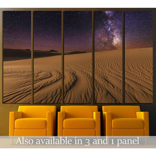 Magnificent starry sky over the desert landscape №3213 Ready to Hang Canvas PrintCanvas art arrives ready to hang, with hanging accessories included and no additional framing required. Every canvas print is hand-crafted, made on-demand at our workshop and