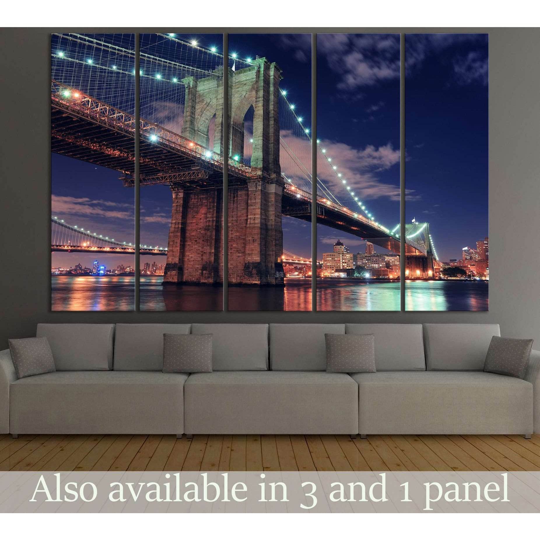 Manhattan Bridge №122 Ready to Hang Canvas PrintCanvas art arrives ready to hang, with hanging accessories included and no additional framing required. Every canvas print is hand-crafted, made on-demand at our workshop and expertly stretched around 100% N