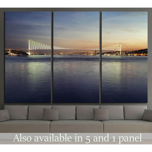 Martyrs Bridge (Bosphorus Bridge) №1281 Ready to Hang Canvas PrintCanvas art arrives ready to hang, with hanging accessories included and no additional framing required. Every canvas print is hand-crafted, made on-demand at our workshop and expertly stret