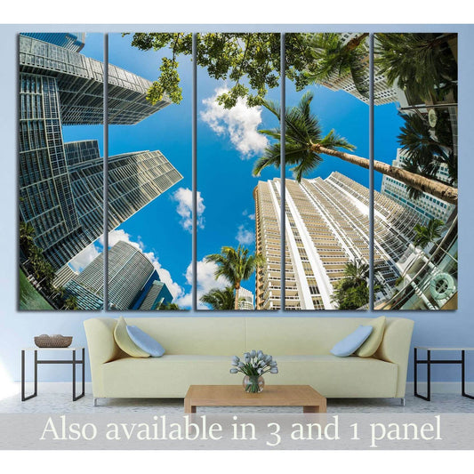 Miami along Biscayne Bay №1089 Ready to Hang Canvas PrintCanvas art arrives ready to hang, with hanging accessories included and no additional framing required. Every canvas print is hand-crafted, made on-demand at our workshop and expertly stretched arou