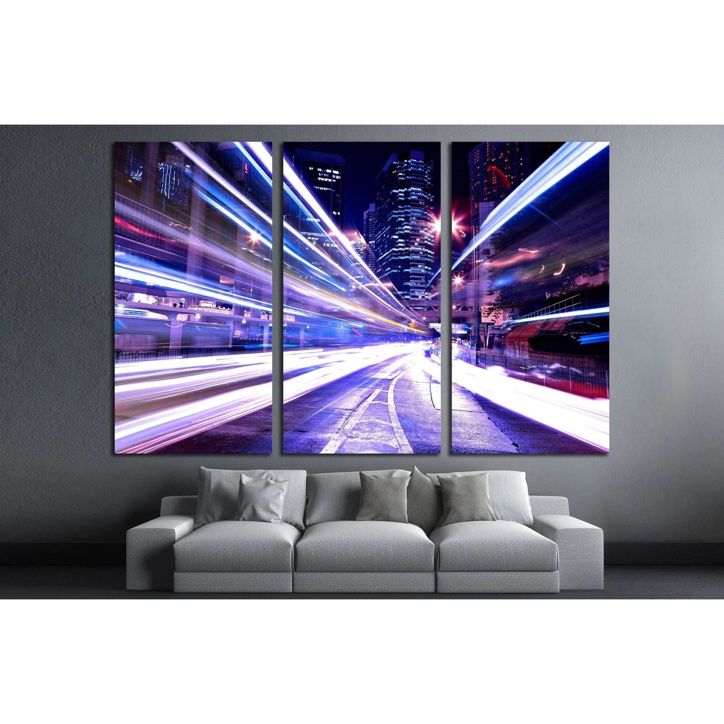 modern city at night №2289 Ready to Hang Canvas PrintCanvas art arrives ready to hang, with hanging accessories included and no additional framing required. Every canvas print is hand-crafted, made on-demand at our workshop and expertly stretched around 1