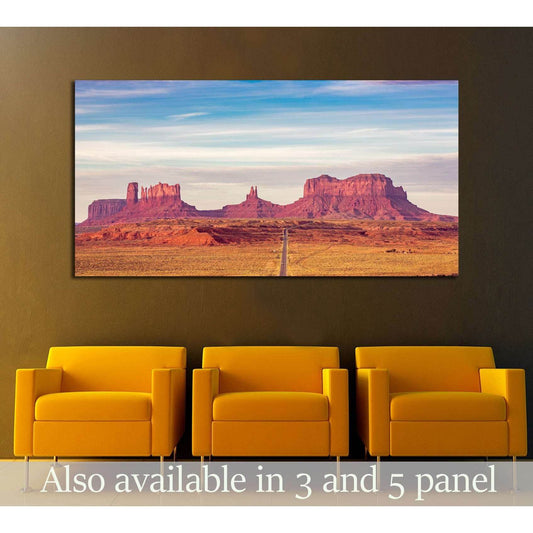 Monument Valley at sunrise №3082 Ready to Hang Canvas PrintCanvas art arrives ready to hang, with hanging accessories included and no additional framing required. Every canvas print is hand-crafted, made on-demand at our workshop and expertly stretched ar