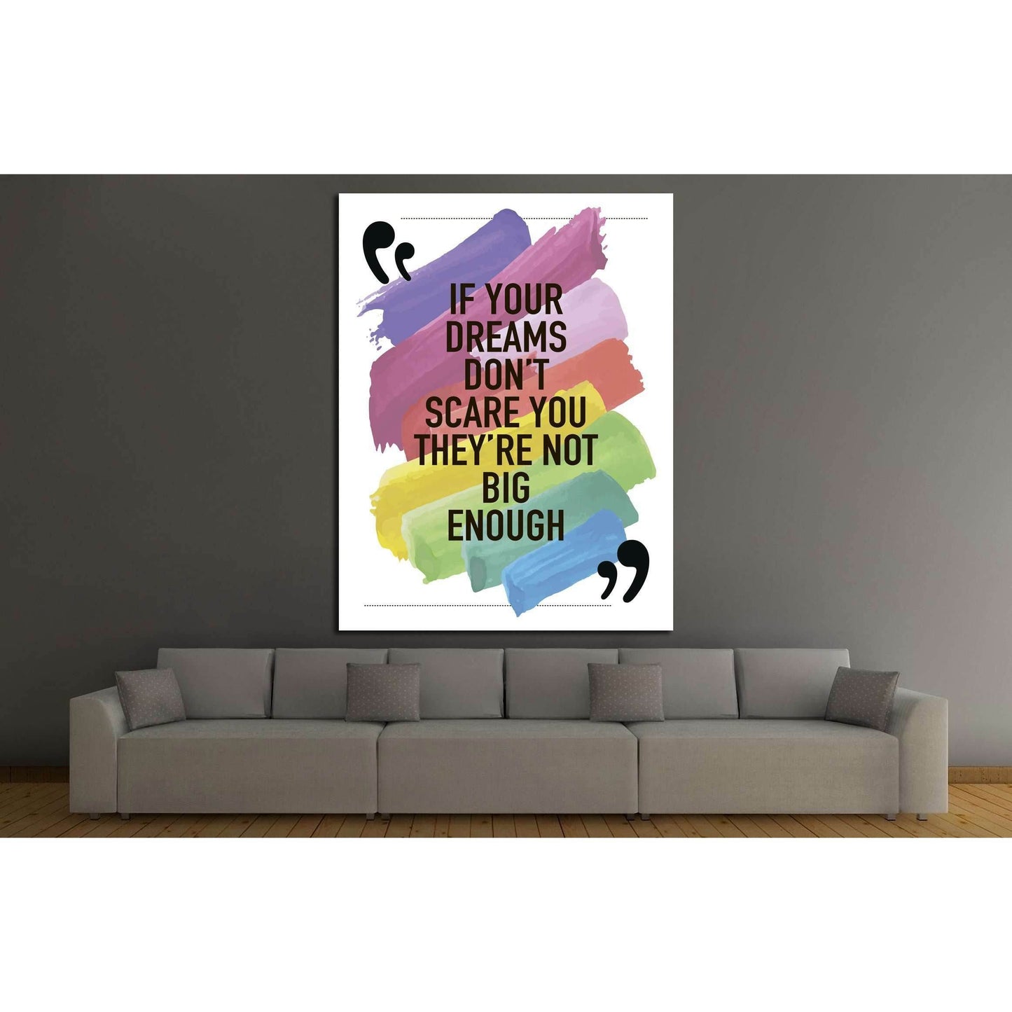 Motivational quote concept illustration background №4605 Ready to Hang Canvas PrintCanvas art arrives ready to hang, with hanging accessories included and no additional framing required. Every canvas print is hand-crafted, made on-demand at our workshop a