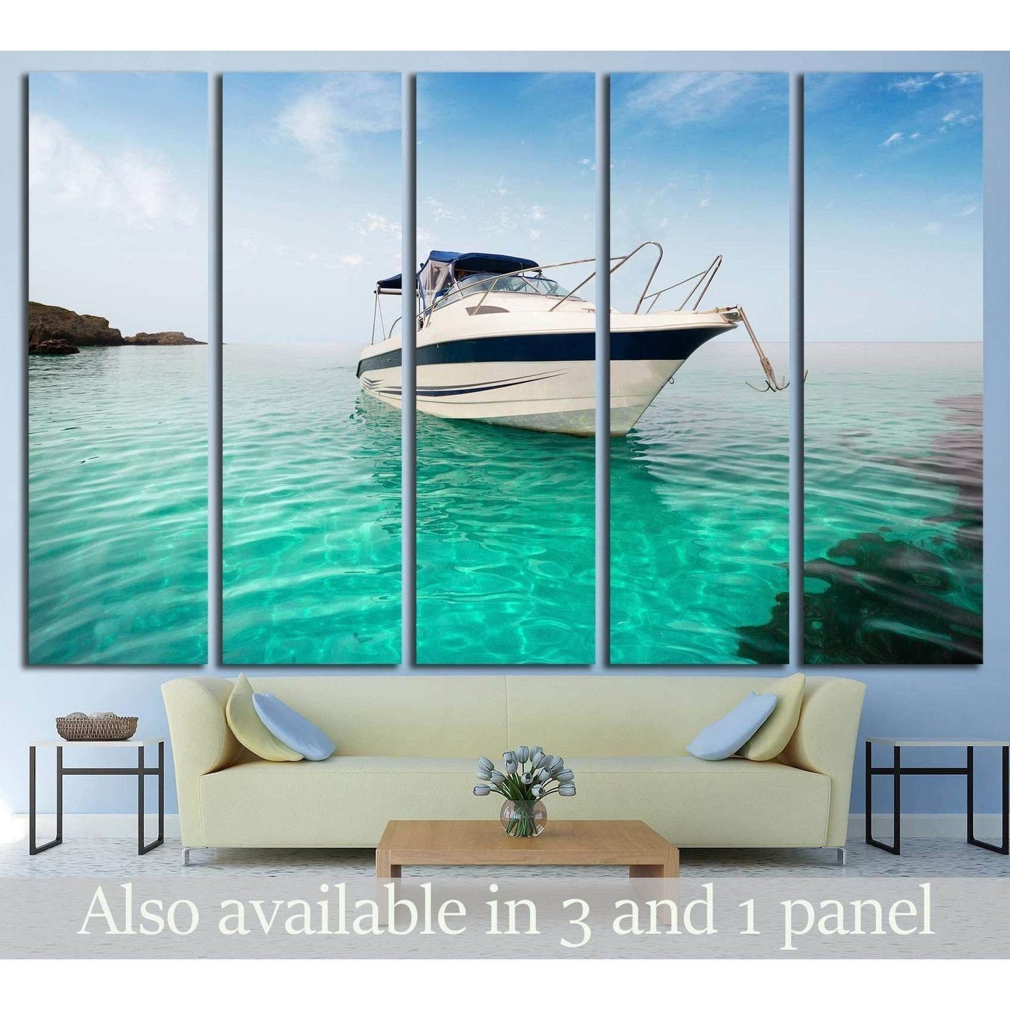 Motor boat on the beach №1411 Ready to Hang Canvas PrintCanvas art arrives ready to hang, with hanging accessories included and no additional framing required. Every canvas print is hand-crafted, made on-demand at our workshop and expertly stretched aroun