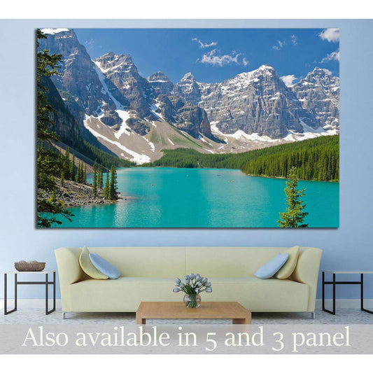 Mountain lake in Canada №629 Ready to Hang Canvas PrintCanvas art arrives ready to hang, with hanging accessories included and no additional framing required. Every canvas print is hand-crafted, made on-demand at our workshop and expertly stretched around