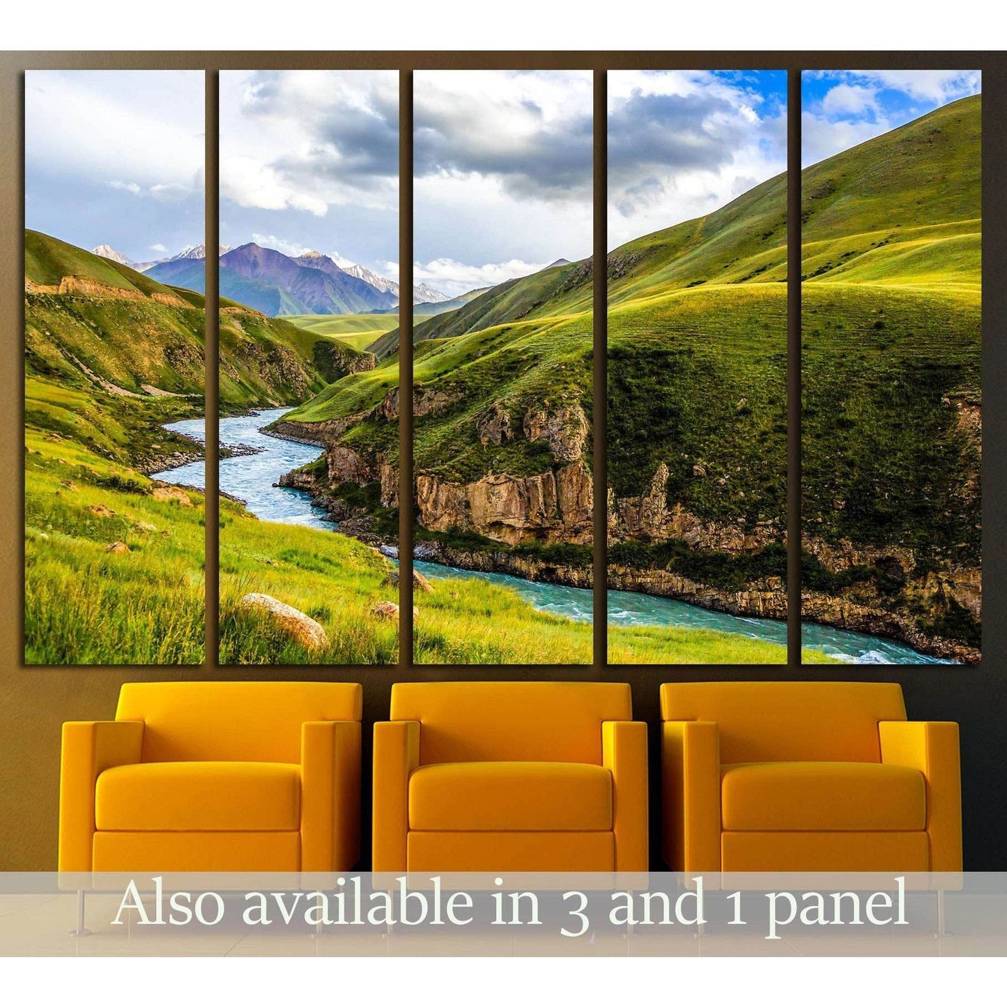 Mountain river stream landscape №3188 Ready to Hang Canvas PrintCanvas art arrives ready to hang, with hanging accessories included and no additional framing required. Every canvas print is hand-crafted, made on-demand at our workshop and expertly stretch