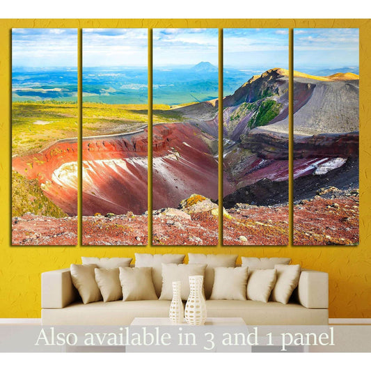 Mountain Tarawera in New Zealand. Volcano Tarawera crater №2904 Ready to Hang Canvas PrintCanvas art arrives ready to hang, with hanging accessories included and no additional framing required. Every canvas print is hand-crafted, made on-demand at our wor