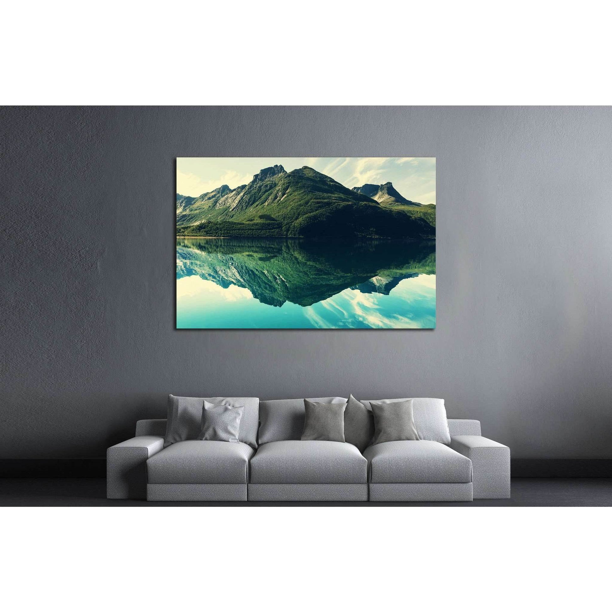 Mountains №548 Ready to Hang Canvas PrintCanvas art arrives ready to hang, with hanging accessories included and no additional framing required. Every canvas print is hand-crafted, made on-demand at our workshop and expertly stretched around 100% North Am