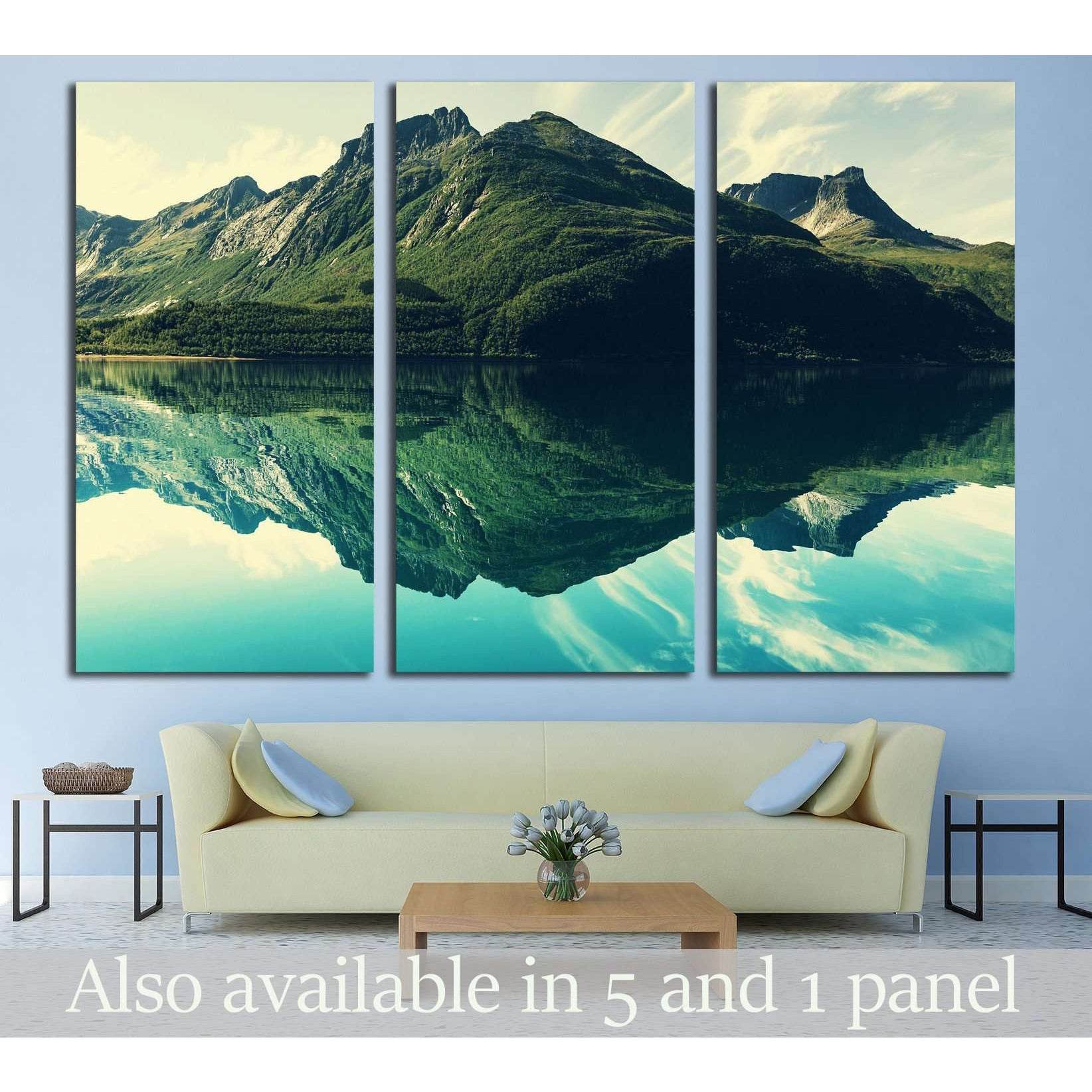 Mountains №548 Ready to Hang Canvas PrintCanvas art arrives ready to hang, with hanging accessories included and no additional framing required. Every canvas print is hand-crafted, made on-demand at our workshop and expertly stretched around 100% North Am