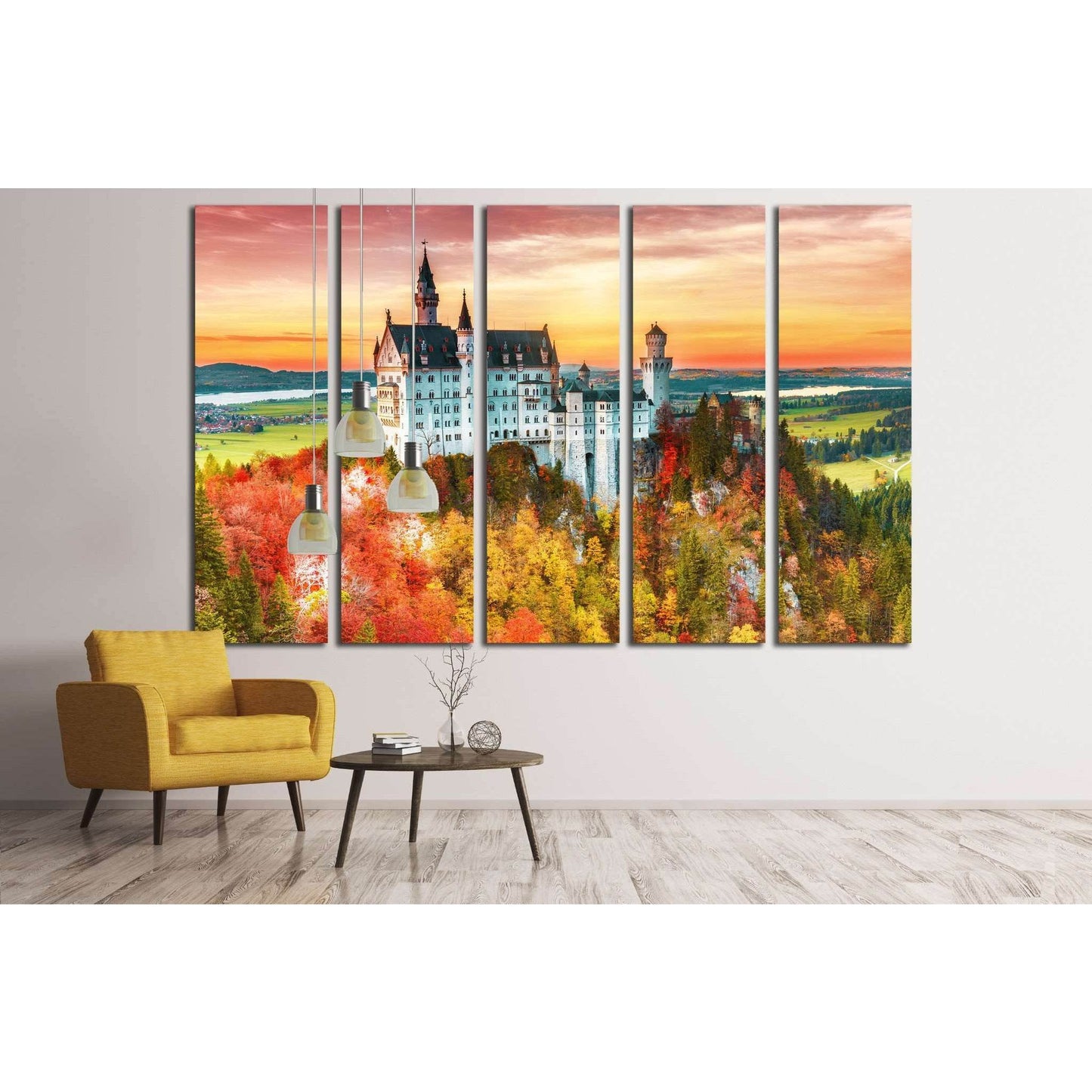 Neuschwanstein castle, Palace situated in Bavaria, Germany №1806 Ready to Hang Canvas PrintCanvas art arrives ready to hang, with hanging accessories included and no additional framing required. Every canvas print is hand-crafted, made on-demand at our wo