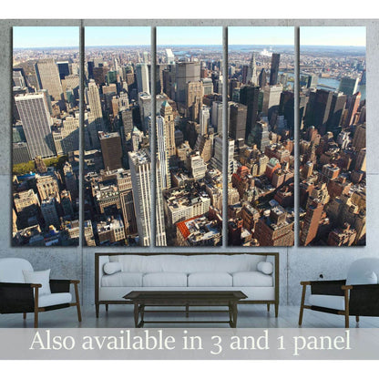 New York City Manhattan cityscape, USA №2618 Ready to Hang Canvas PrintCanvas art arrives ready to hang, with hanging accessories included and no additional framing required. Every canvas print is hand-crafted, made on-demand at our workshop and expertly