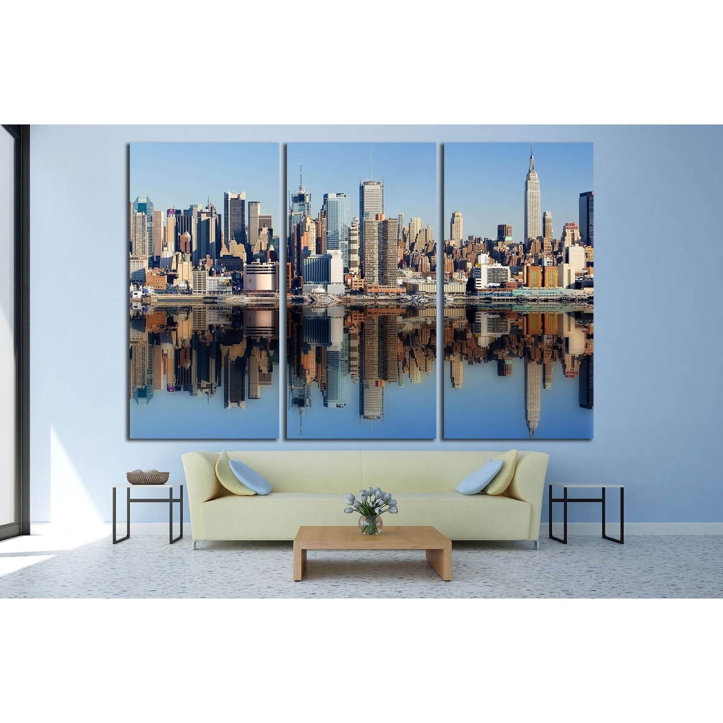 New York City №2580 Ready to Hang Canvas PrintCanvas art arrives ready to hang, with hanging accessories included and no additional framing required. Every canvas print is hand-crafted, made on-demand at our workshop and expertly stretched around 100% Nor