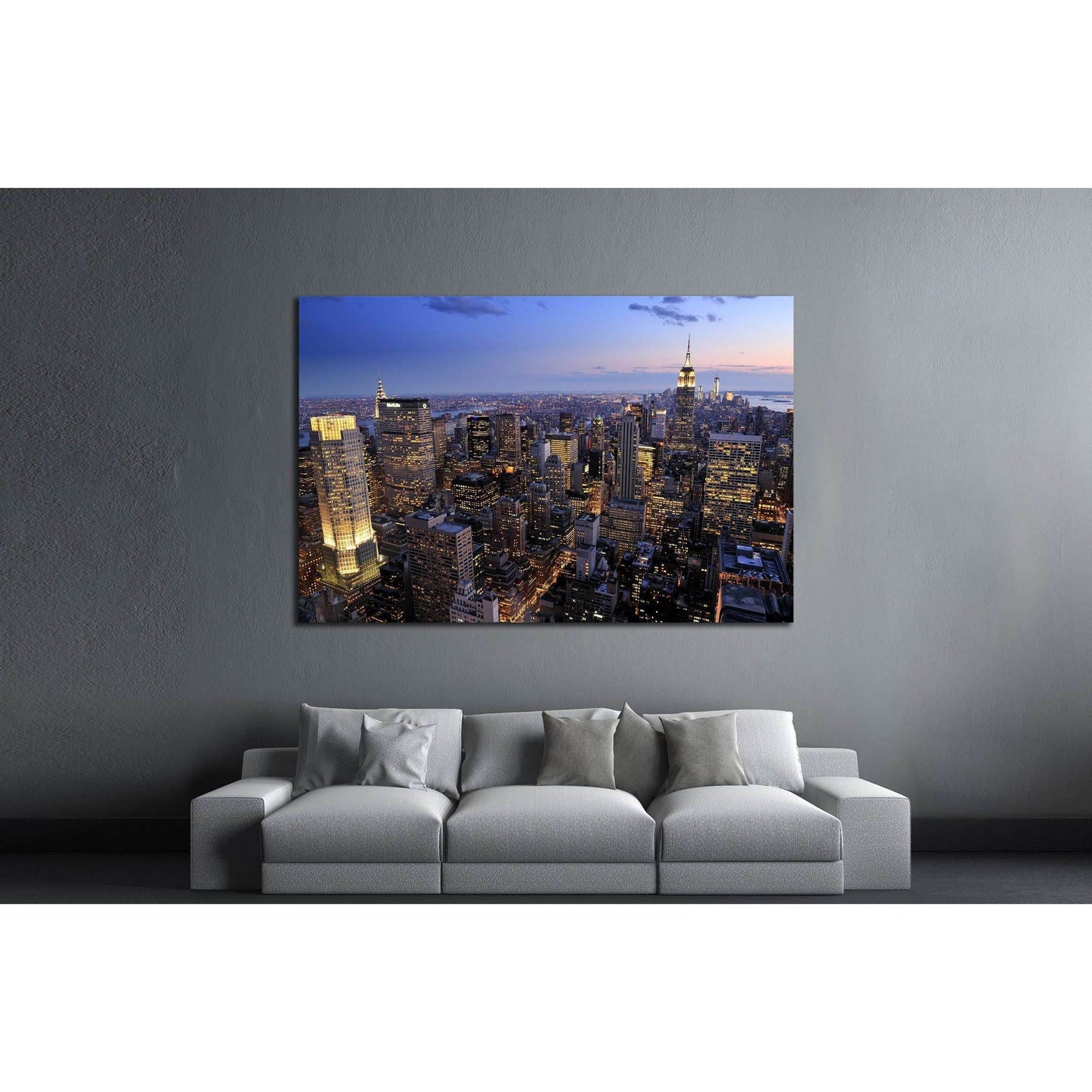 New York City skyline, Manhattan, New York №2646 Ready to Hang Canvas PrintCanvas art arrives ready to hang, with hanging accessories included and no additional framing required. Every canvas print is hand-crafted, made on-demand at our workshop and exper