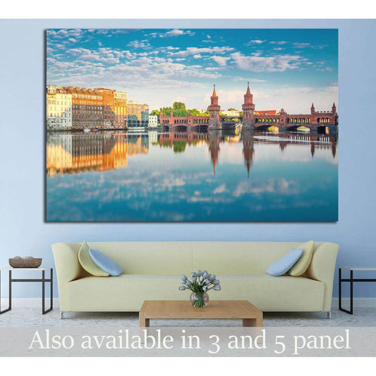 Oberbaumbruecke Berlin №1177 Ready to Hang Canvas PrintCanvas art arrives ready to hang, with hanging accessories included and no additional framing required. Every canvas print is hand-crafted, made on-demand at our workshop and expertly stretched around