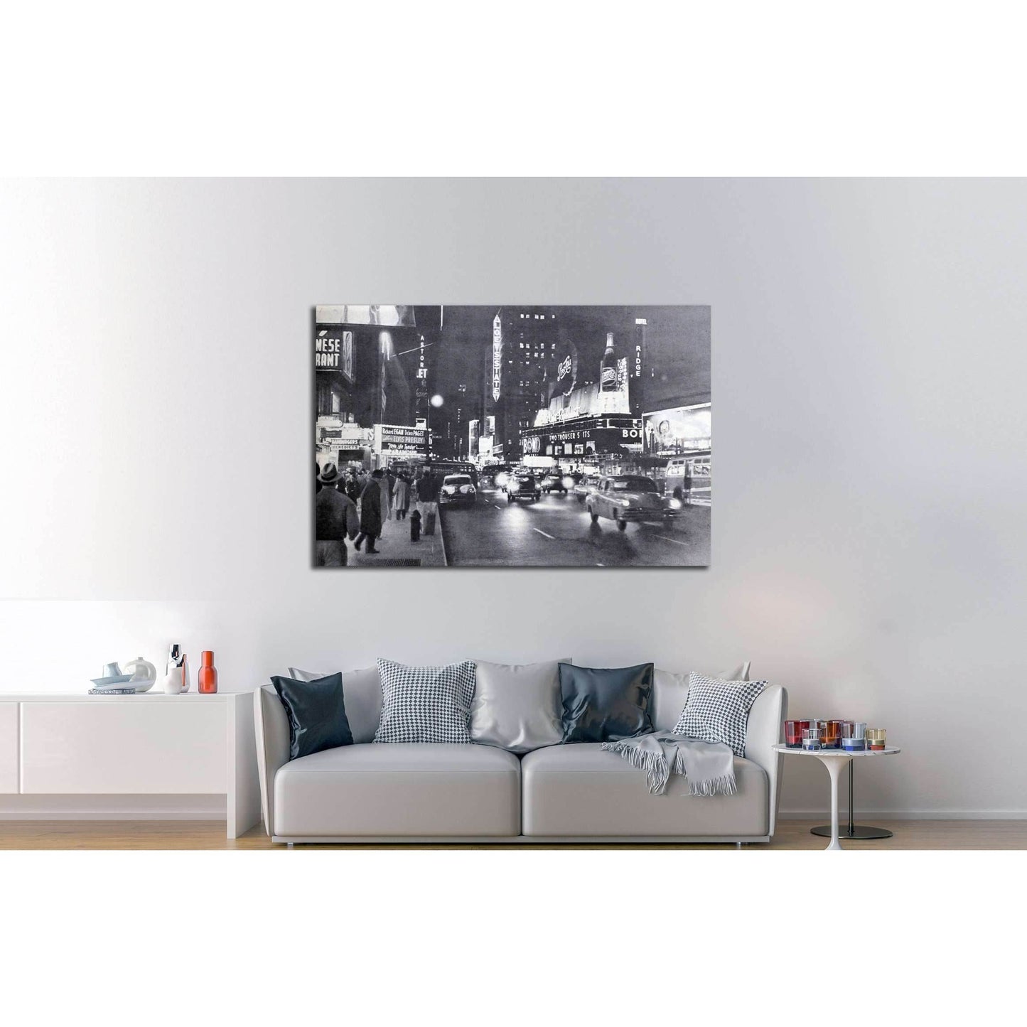 Ogoniok shows old photo of Broadway in New York made by U. №2601 Ready to Hang Canvas PrintCanvas art arrives ready to hang, with hanging accessories included and no additional framing required. Every canvas print is hand-crafted, made on-demand at our wo