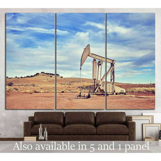 oil pump №865 Ready to Hang Canvas PrintCanvas art arrives ready to hang, with hanging accessories included and no additional framing required. Every canvas print is hand-crafted, made on-demand at our workshop and expertly stretched around 100% North Ame