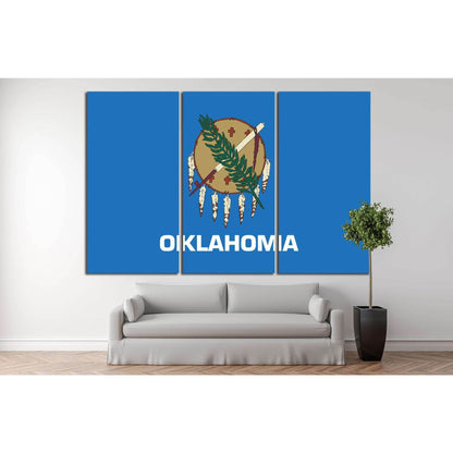 Oklahoma №656 Ready to Hang Canvas PrintCanvas art arrives ready to hang, with hanging accessories included and no additional framing required. Every canvas print is hand-crafted, made on-demand at our workshop and expertly stretched around 100% North Ame