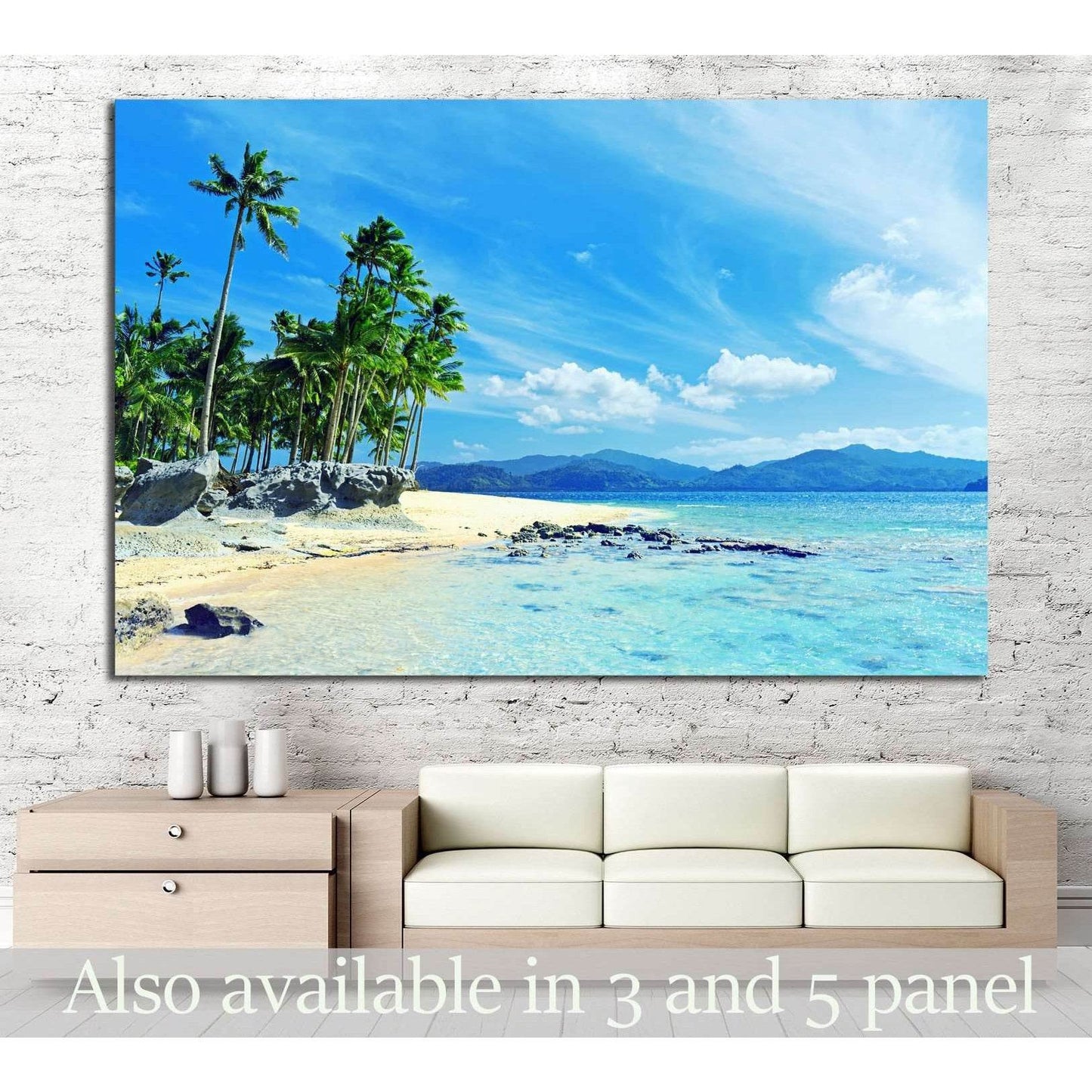 Paradise beach №1018 Ready to Hang Canvas PrintCanvas art arrives ready to hang, with hanging accessories included and no additional framing required. Every canvas print is hand-crafted, made on-demand at our workshop and expertly stretched around 100% No