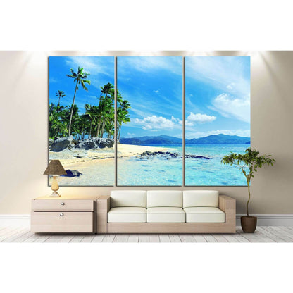 Paradise beach №1018 Ready to Hang Canvas PrintCanvas art arrives ready to hang, with hanging accessories included and no additional framing required. Every canvas print is hand-crafted, made on-demand at our workshop and expertly stretched around 100% No