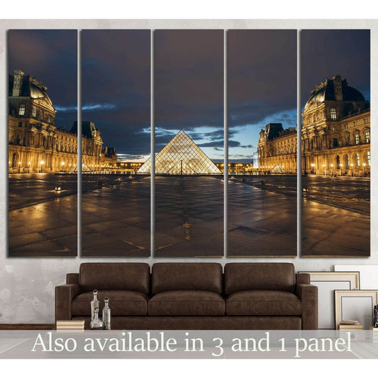 Paris, France, Louvre Museum №1273 Ready to Hang Canvas PrintCanvas art arrives ready to hang, with hanging accessories included and no additional framing required. Every canvas print is hand-crafted, made on-demand at our workshop and expertly stretched