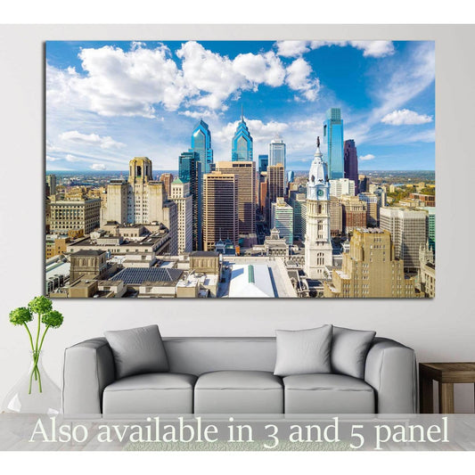 Philadelphia, USA №991 Ready to Hang Canvas PrintCanvas art arrives ready to hang, with hanging accessories included and no additional framing required. Every canvas print is hand-crafted, made on-demand at our workshop and expertly stretched around 100%