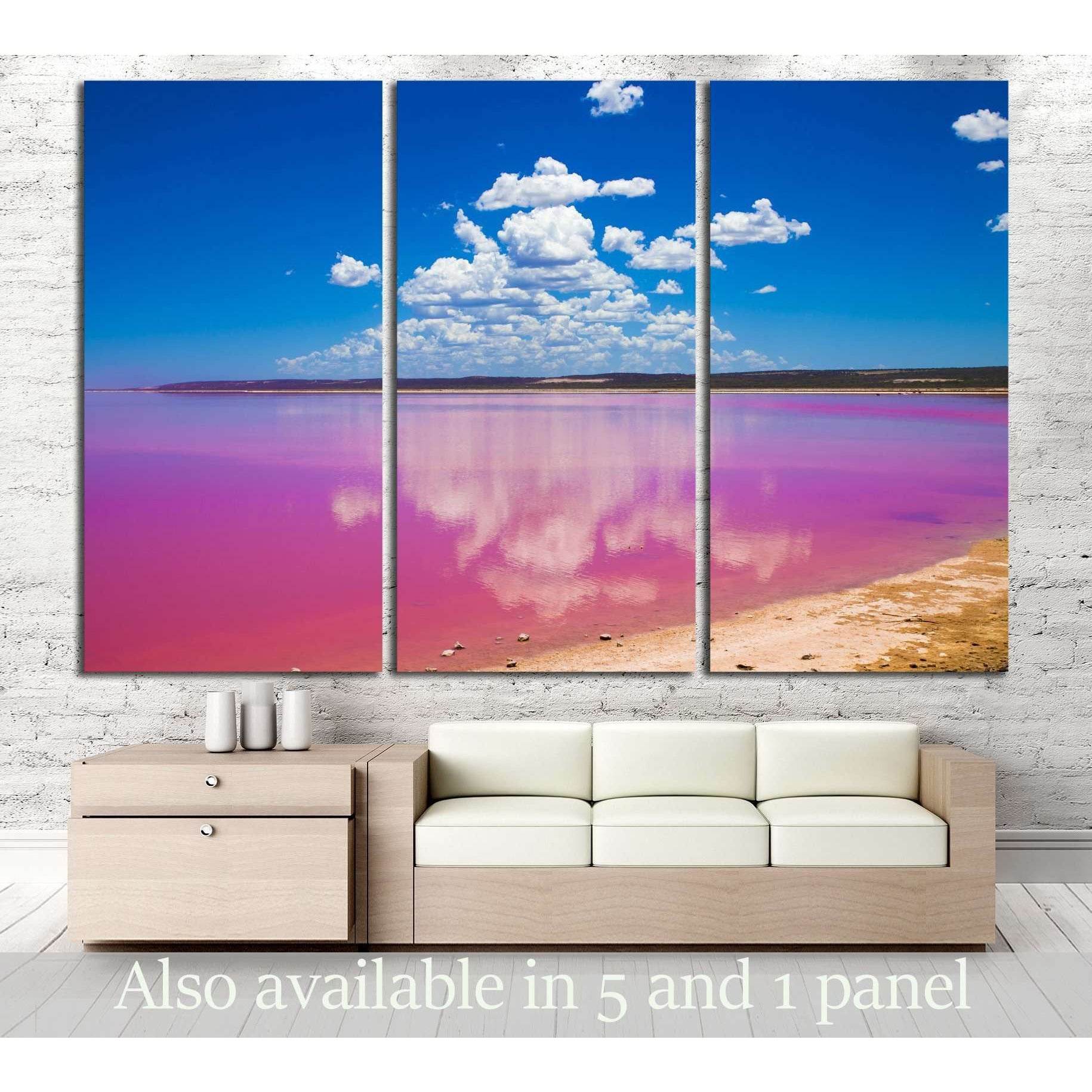 Port Gregory Pink Lake №3101 Ready to Hang Canvas PrintCanvas art arrives ready to hang, with hanging accessories included and no additional framing required. Every canvas print is hand-crafted, made on-demand at our workshop and expertly stretched around