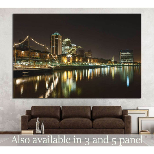 Puerto Madero, Buenos Aires, Argentina №1141 Ready to Hang Canvas PrintCanvas art arrives ready to hang, with hanging accessories included and no additional framing required. Every canvas print is hand-crafted, made on-demand at our workshop and expertly