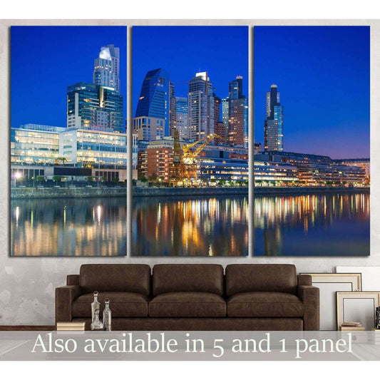 Puerto Madero, Buenos Aires, Argentina №1222 Ready to Hang Canvas PrintCanvas art arrives ready to hang, with hanging accessories included and no additional framing required. Every canvas print is hand-crafted, made on-demand at our workshop and expertly