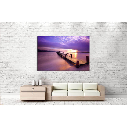 Purple sunset №2497 Ready to Hang Canvas PrintCanvas art arrives ready to hang, with hanging accessories included and no additional framing required. Every canvas print is hand-crafted, made on-demand at our workshop and expertly stretched around 100% Nor