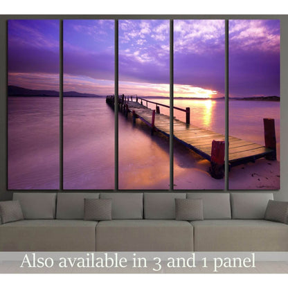 Purple sunset №2497 Ready to Hang Canvas PrintCanvas art arrives ready to hang, with hanging accessories included and no additional framing required. Every canvas print is hand-crafted, made on-demand at our workshop and expertly stretched around 100% Nor