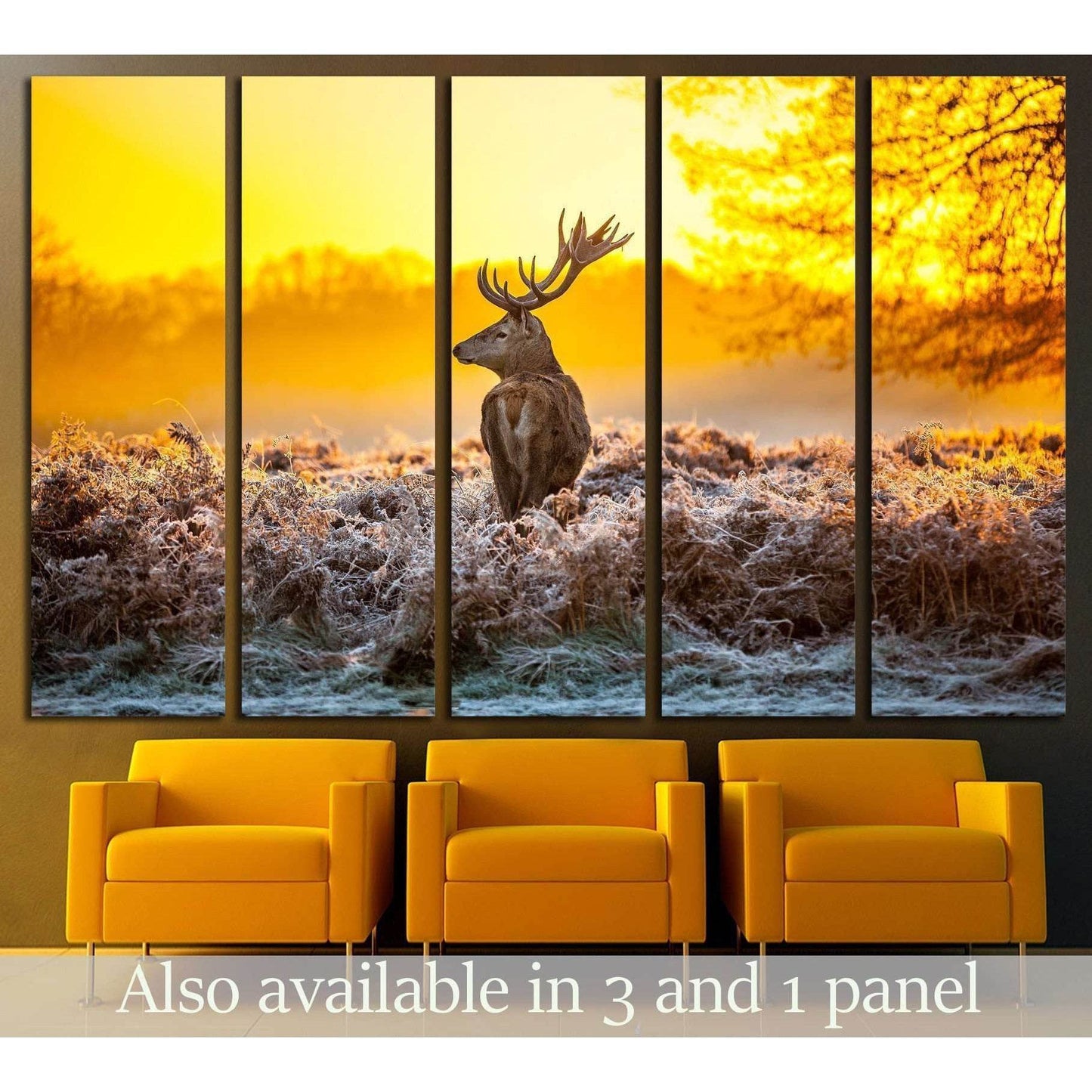 Red deer №2346 Ready to Hang Canvas PrintCanvas art arrives ready to hang, with hanging accessories included and no additional framing required. Every canvas print is hand-crafted, made on-demand at our workshop and expertly stretched around 100% North Am