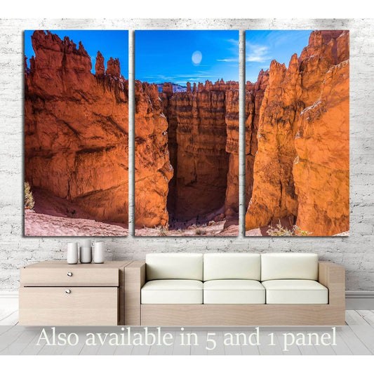 Red rock canyon. Mountain pass landscape №2822 Ready to Hang Canvas PrintCanvas art arrives ready to hang, with hanging accessories included and no additional framing required. Every canvas print is hand-crafted, made on-demand at our workshop and expertl